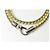 Pulseira/Bangle de couro 2 fios Intrecciato da Tod's, Verde/Amarelo - vista 3