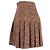 Falda mini plisada Dolce & Gabbana en acrílico marrón Castaño Roja - vista 2