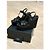 Mule con tacco a zeppa Yves Saint Laurent in pelle nera Nero - vista 3