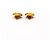 Orecchini vintage CC Coco Mark di Chanel Gold hardware - vista 12