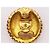 Orecchini vintage CC Coco Mark di Chanel Gold hardware - vista 3