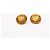 Orecchini vintage CC Coco Mark di Chanel Gold hardware - vista 9
