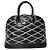 LOUIS VUITTON Alma PM Tasche aus Lammleder Malletage Schwarz/Weiß