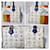 MCM Visetos Princess Lion Coated Canvas and Leather Boston Bag White/Blue  - view 14