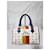 MCM Visetos Princess Lion Coated Canvas and Leather Boston Bag White/Blue  - view 16