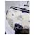 MCM Visetos Princess Lion Coated Canvas and Leather Boston Bag White/Blue  - view 6