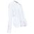 Ports 1961 shirt cotton front slit deconstructed button down top White - view 3