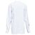 Ports 1961 shirt cotton front slit deconstructed button down top White - view 5