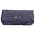Lanvin Satin Pleated Fabric Silver Buckle Foldover Clutch Bag Purple Cotton  ref.1893193