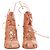 Francesco Russo Leather Lace Up Cut Out Cage Sandals Brown Flesh - view 3
