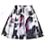 Alexander McQueen watercolor paint print pleated skirt Purple Cotton  ref.1893229