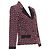 Gabrielle Chaqueta de tweed geométrica cc de brassiere Chanel Roja Burdeos - vista 4