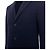 Canali kei wool single vent long coat Blue Navy blue - view 2