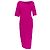 Abito midi drappeggiato con scollo asimmetrico di Donna Karan