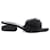 Autre Marque Alexander Wang Lou Feather Embellished Suede Mules Black  ref.1893518