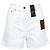 Twist Shorts mini in denim con accento Louis Vuitton Bianco
