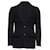 Autre Marque Tomorrowland Tartan Degrade Wool Blazer Jacket Black  ref.1893674