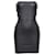 Autre Marque Sprwmn Genuine Leather Strapless Mini Tube Dress Black  ref.1893704