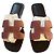 Hermès Oran Sandalen aus Leder rosa Größe 36 Pink