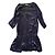 Abito Sandro in crepe di seta blu navy