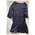 Abito Sandro in crepe di seta blu navy - vista 2