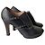 Repetto con tacco in pelle nera