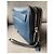 Pochette Prada in pelle nera e blu con zip Nero - vista 3