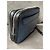 Pochette Prada in pelle nera e blu con zip Nero - vista 4