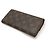 Portefeuille long Monogram Sarah Louis Vuitton M61734 Marron - vue 2
