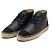 Chanel Leder-Canvas-Jute Chukka-Stiefel