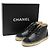 Chanel Leder-Canvas-Jute Chukka-Stiefel - Ansicht 9