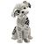 Swarovski Dog Motif Brooch Silver Metal