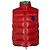 Moncler, chaleco parka Genius en rojo Roja