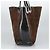 BALLY Borsa a Spalla in Pelle Scamosciata Marrone Nera Auth ti2366 Nero - vista 4