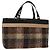 Borsa Tote Burberry Nova Check in lana beige Auth ep6709