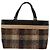 Borsa Tote Burberry Nova Check in lana beige Auth ep6709 - vista 13