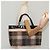 Borsa Tote Burberry Nova Check in lana beige Auth ep6709 - vista 22