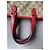 Borsa Gucci Guccissima in pelle rossa e tela GG beige Rosso - vista 10