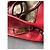 Borsa Gucci Guccissima in pelle rossa e tela GG beige Rosso - vista 13