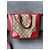 Borsa Gucci Guccissima in pelle rossa e tela GG beige Rosso - vista 2