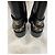 Cambon Stivaletti Chanel in pelle nera Nero - vista 3