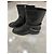 Cambon Stivaletti Chanel in pelle nera Nero - vista 5