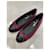 Cambon Chanel Manoletinas de piel rojo oscuro Burdeos - vista 6