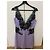 Vestido Versace de algodón morado Púrpura - vista 2