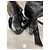 Cambon Stivaletti Chanel in pelle nera Nero - vista 3