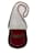 Yves Saint Laurent Sac YSL en cuir bordeaux  - vue 1