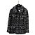 Timeless Chanel Black and White Tweed Bouclè Planisphere Jacket Size 38 FR - view 2