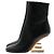 Botines FENDI T.EU 36.5 Cuero Negro - vista 3