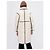 Cappotto in ecopelle di pecora e vinile Maje Nero Bianco - vista 3