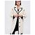 Cappotto in ecopelle di pecora e vinile Maje Nero Bianco - vista 5
